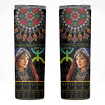 Assegwas Ameggaz Yennayer Skinny Tumbler Women Amazigh - Berber Pattern