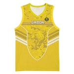 Custom Gabon Football Basketball Jersey Go Les Pantheres - African Pride