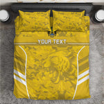Custom Gabon Football Bedding Set Go Les Pantheres