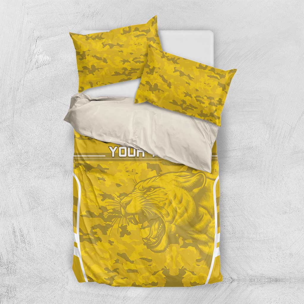 Custom Gabon Football Bedding Set Go Les Pantheres
