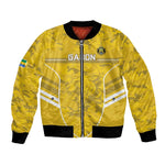 Custom Gabon Football Bomber Jacket Go Les Pantheres