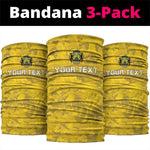 Custom Gabon Football Neck Gaiter Go Les Pantheres LT15
