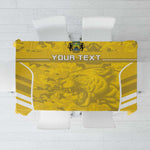 Custom Gabon Football Tablecloth Go Les Pantheres