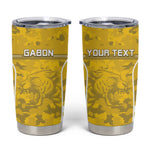 Custom Gabon Football Tumbler Cup Go Les Pantheres