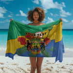 Personalised Afro Gabon Sarong Gabonese Union Travail and Justice