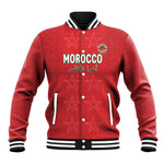 Custom Morocco Football Baseball Jacket Allez les Lions de lAtlas
