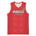 Custom Morocco Football Basketball Jersey Allez les Lions de lAtlas - African Pride
