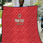 Custom Morocco Football Quilt Allez les Lions de lAtlas