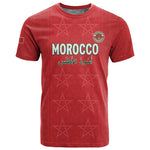 Custom Morocco Football T shirt Allez les Lions de lAtlas