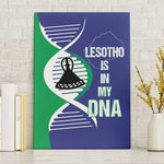 Lesotho Is In My DNA Canvas Wall Art