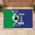 Lesotho Is In My DNA Rubber Doormat
