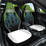 Personalised Afro Lesotho Car Seat Cover Black Rhinoceros Aloe Polyphylla LT15