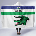 Custom Lesotho Football Hooded Blanket Go Likuena Go