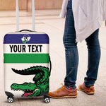 Custom Lesotho Football Luggage Cover Go Likuena Go