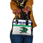 Custom Lesotho Football Shoulder Handbag Go Likuena Go