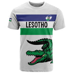Custom Lesotho Football T shirt Go Likuena Go