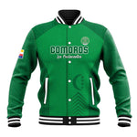 Custom Comoros Football Baseball Jacket Go Les Coelacantes
