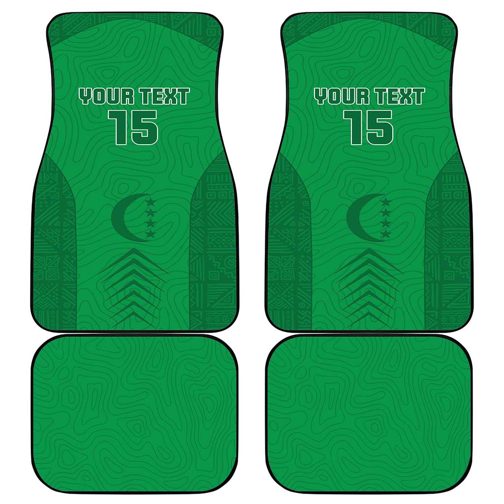 Custom Comoros Football Car Mats Go Les Coelacantes