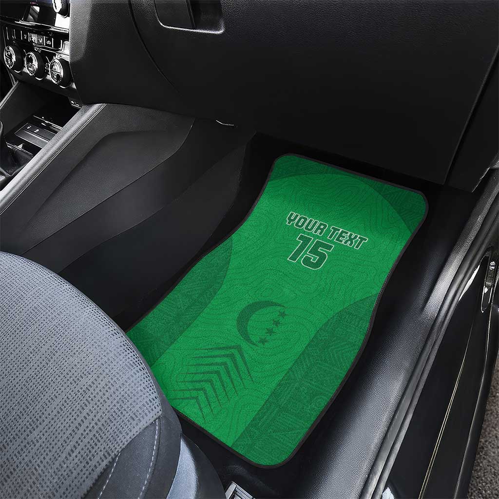 Custom Comoros Football Car Mats Go Les Coelacantes