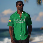 Custom Comoros Football Hawaiian Shirt Go Les Coelacantes