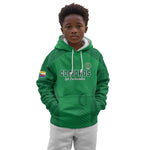Custom Comoros Football Kid Hoodie Go Les Coelacantes
