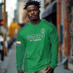 Custom Comoros Football Long Sleeve Shirt Go Les Coelacantes