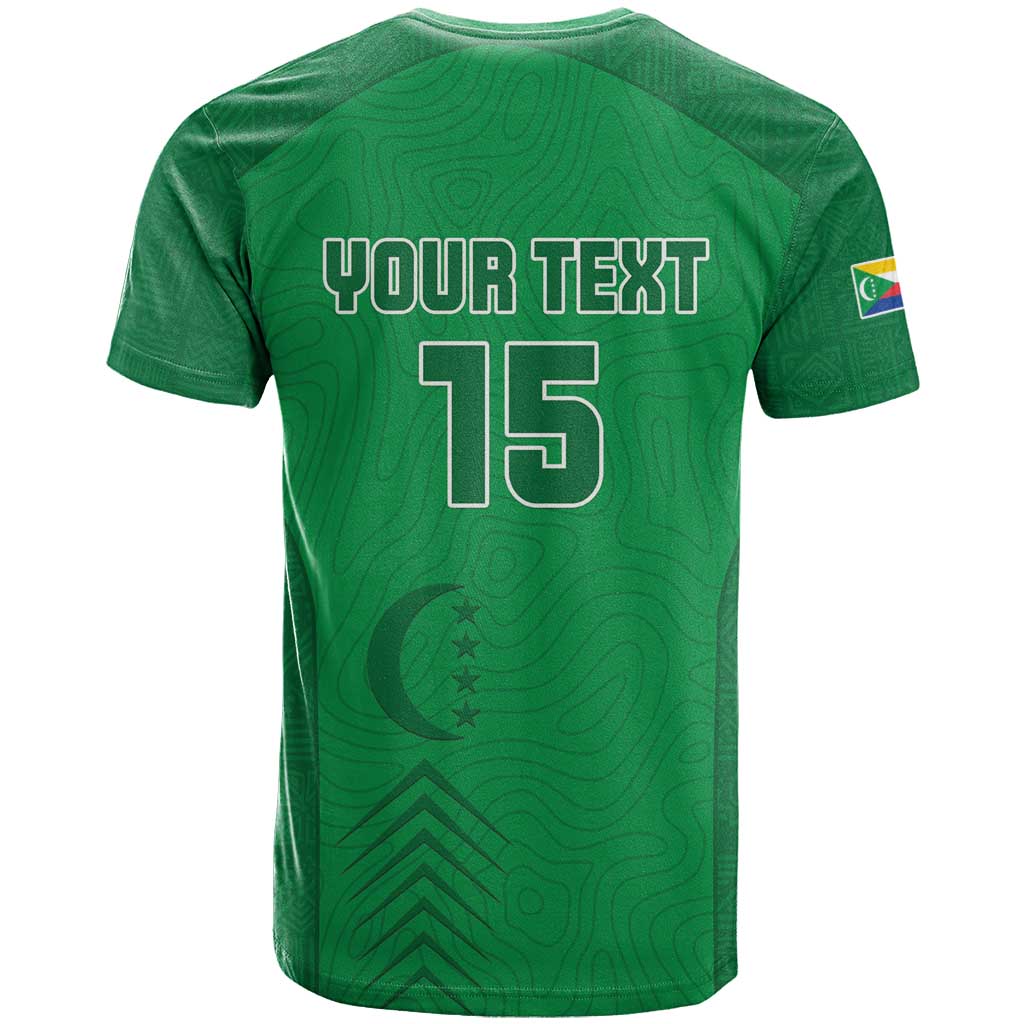 Custom Comoros Football T shirt Go Les Coelacantes