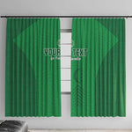 Custom Comoros Football Window Curtain Go Les Coelacantes