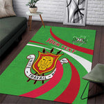 Personalized Burundi Area Rug 63rd Anniversary of Independence