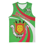 Personalized Burundi Basketball Jersey 63rd Anniversary of Independence - African Pride