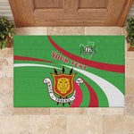 Personalized Burundi Rubber Doormat 63rd Anniversary of Independence