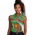 Personalized Burundi Women Sleeveless Polo Shirt 63rd Anniversary of Independence
