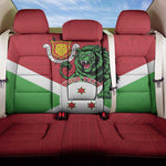 Personalized Jamhuri ya Burundi Back Car Seat Cover Lion With Coat Of Arms - Flag Style