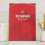 Tunisia Football Canvas Wall Art Eagles of Carthage Go Champion - Red Color - African Pride