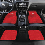 Custom Tunisia Football Car Mats Eagles of Carthage Go Champion - Red Color - African Pride
