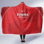 Tunisia Football Hooded Blanket Eagles of Carthage Go Champion - Red Color - African Pride
