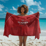 Tunisia Football Sarong Eagles of Carthage Go Champion - Red Color - African Pride