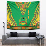 Personalised Afro Guinea Bissau Tapestry Dashiki With Coat Of Arms