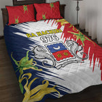 Afro Ra Hachiri 976 Quilt Bed Set Coat Of Arms France Flag Style