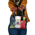 Afro Ra Hachiri 976 Shoulder Handbag Coat Of Arms France Flag Style