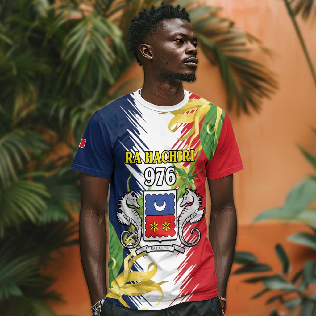 Afro Ra Hachiri 976 T shirt Coat Of Arms France Flag Style