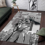 African-American History Month Area Rug Civil Rights Leaders