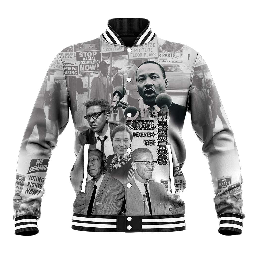 African-American History Month Baseball Jacket Civil Rights Leaders