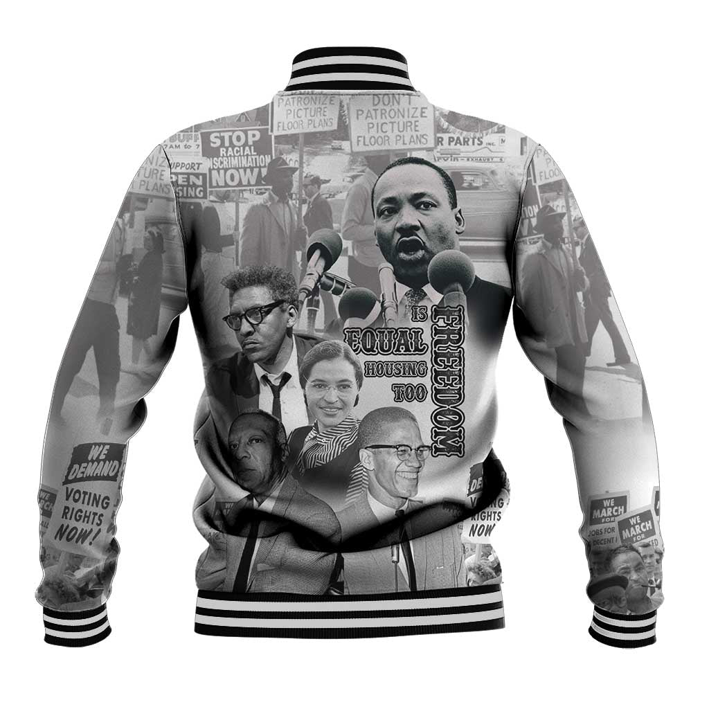 African-American History Month Baseball Jacket Civil Rights Leaders