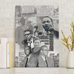 African-American History Month Canvas Wall Art Civil Rights Leaders