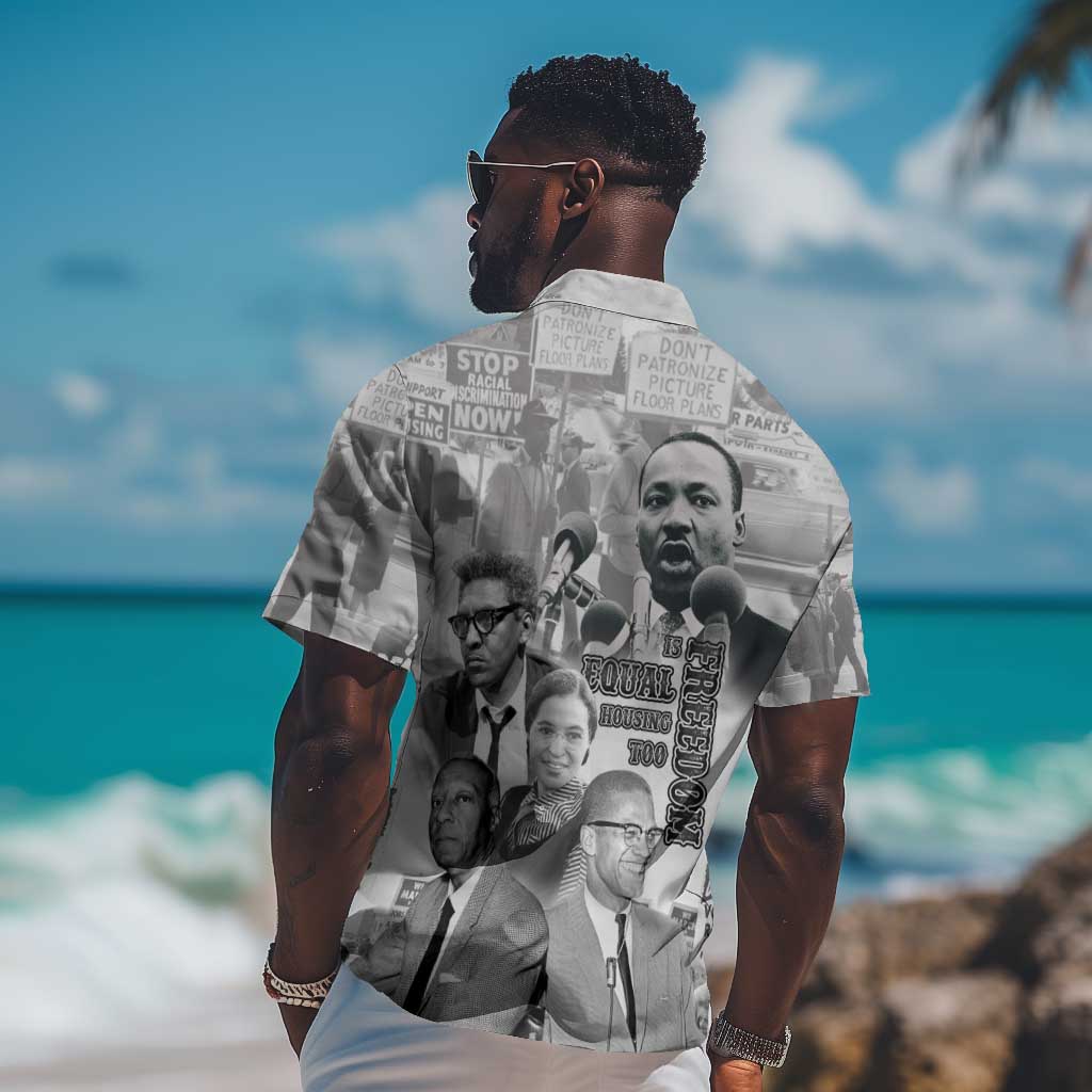 African-American History Month Hawaiian Shirt Civil Rights Leaders