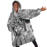 African-American History Month Kid Wearable Blanket Hoodie Civil Rights Leaders