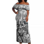 African-American History Month Off Shoulder Maxi Dress Civil Rights Leaders