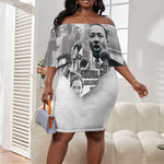 African-American History Month Off Shoulder Short Dress Civil Rights Leaders
