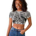 African-American History Month Raglan Cropped T shirt Civil Rights Leaders